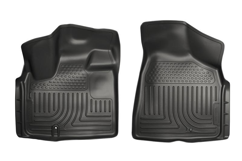 Chrysler Town & Country Floor Liners - Front - Husky Liners - WeatherBeater - Black - `08-`12
